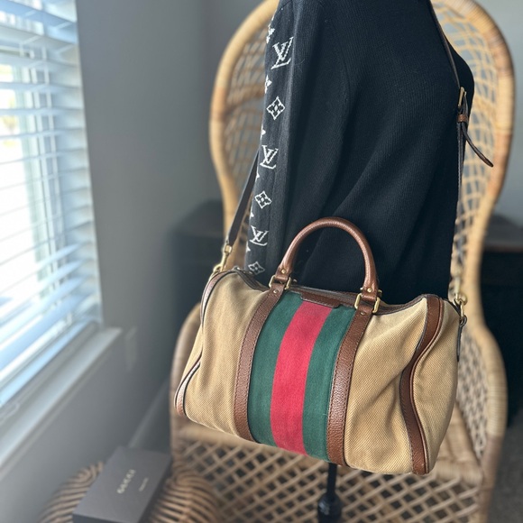 GUCCI Supreme Boston Bag / Crossbody - Picture 4 of 15
